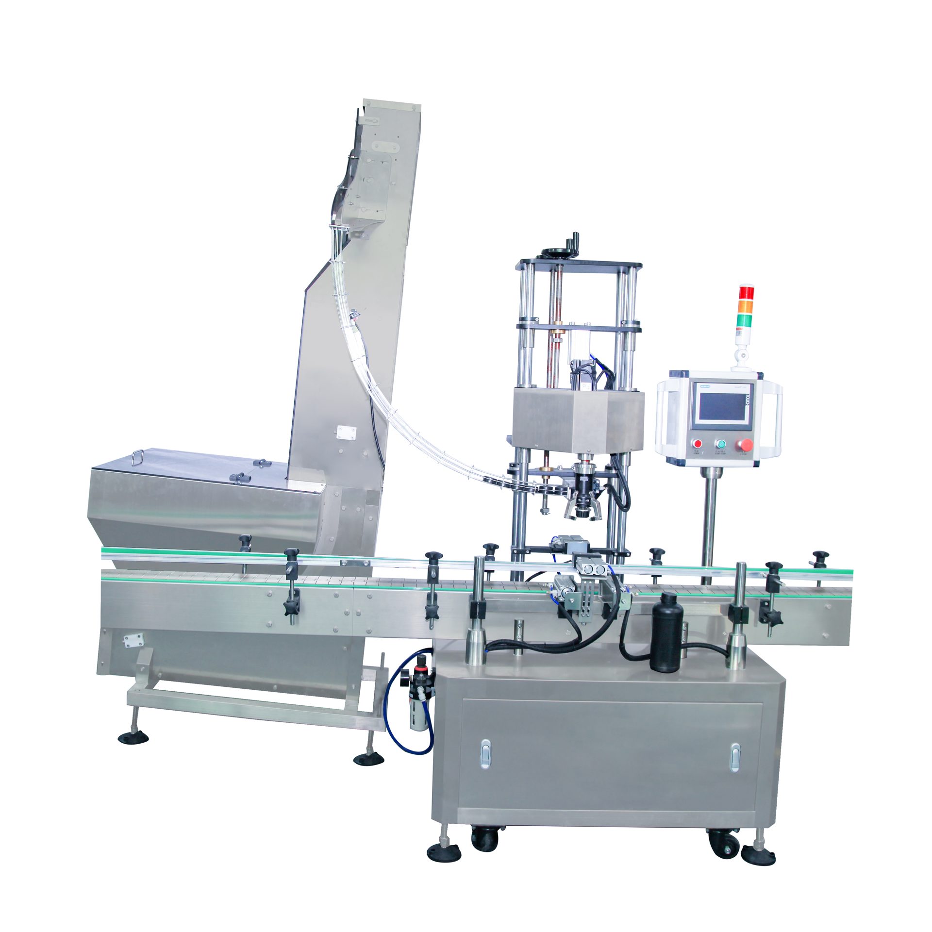 Servo Chuck Capping Machine: Front view