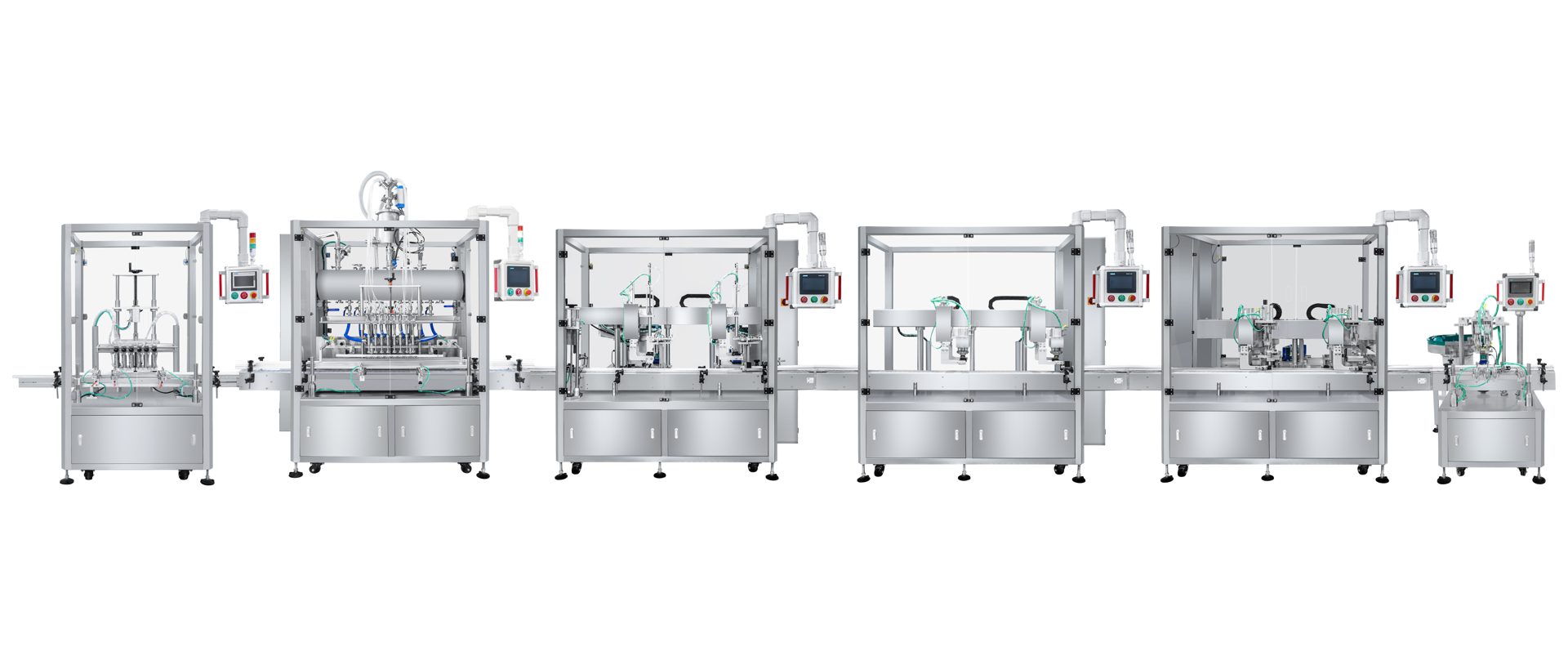 Perfume Vacuum Filling, Crimping & Capping Line