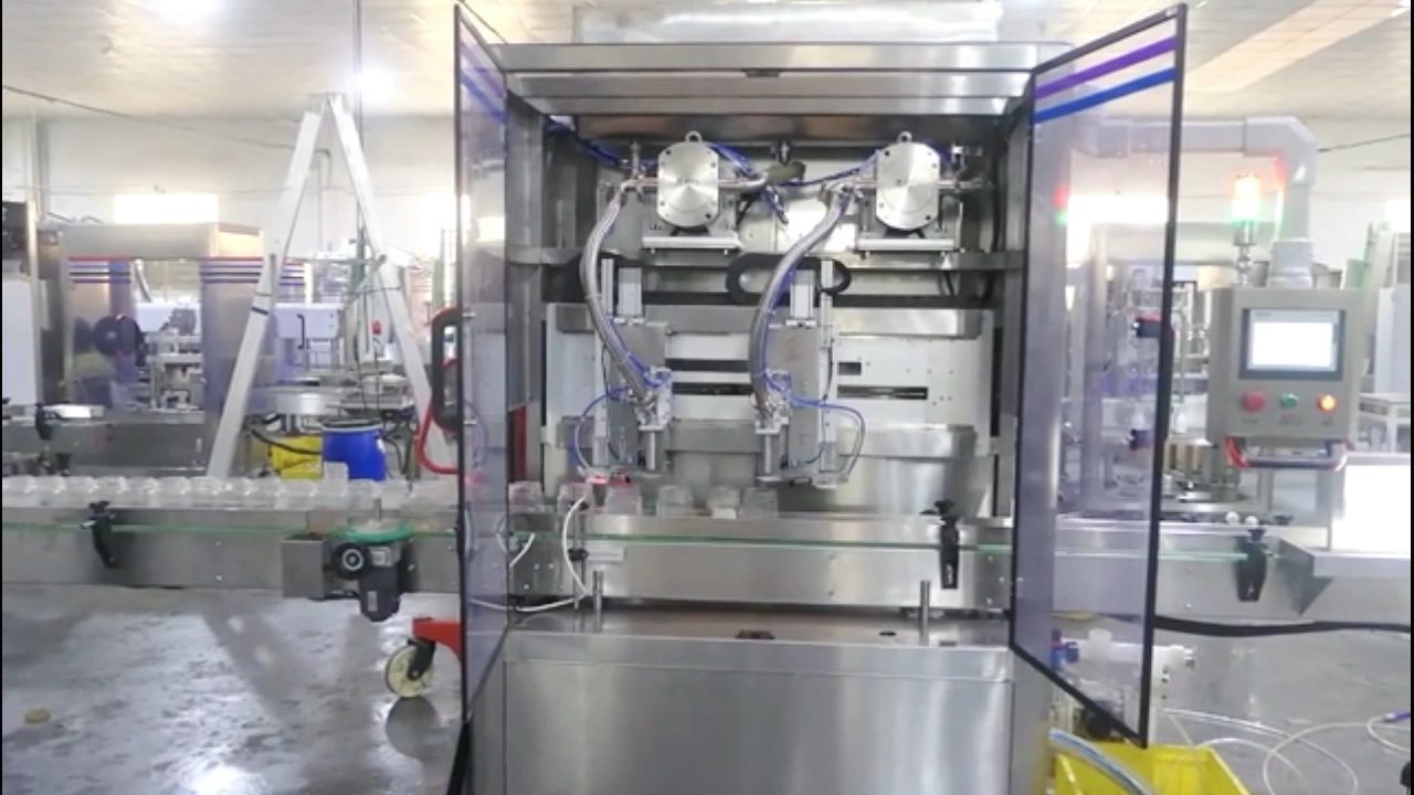 Honey tracking filling, capping and labeling line