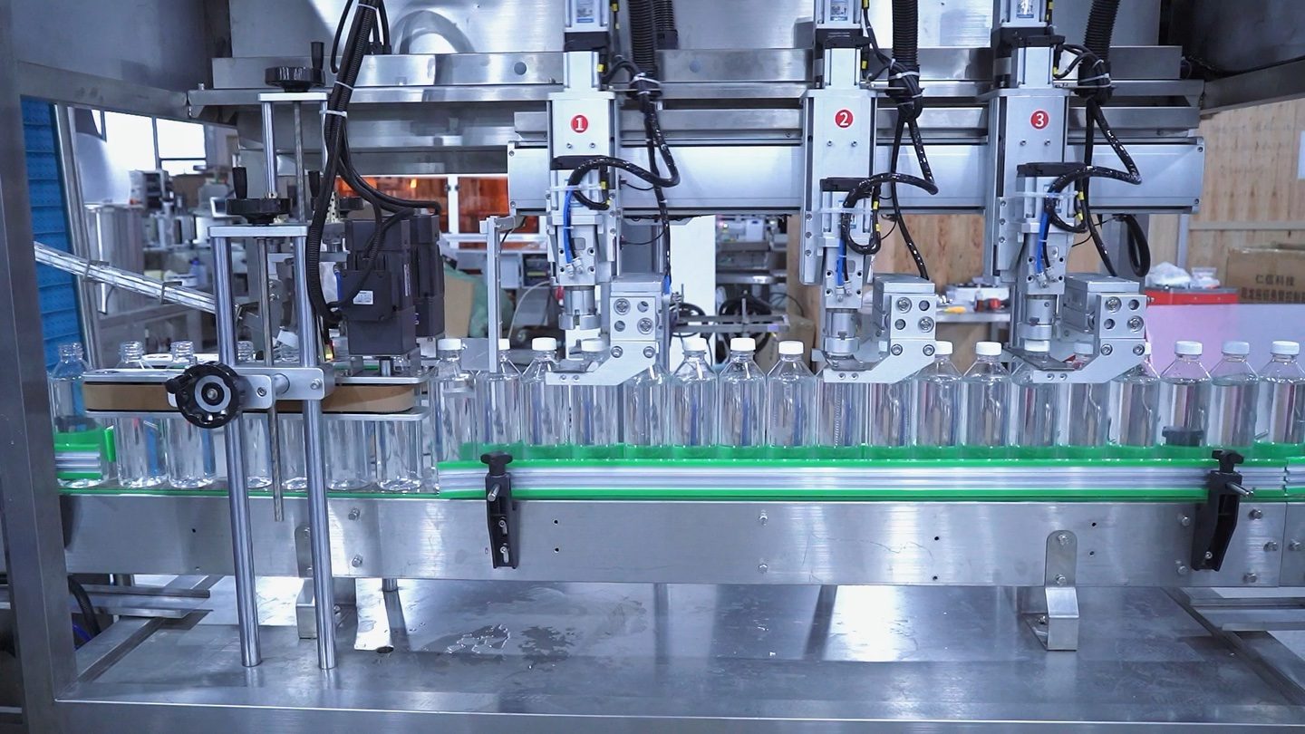 Juice packaging line