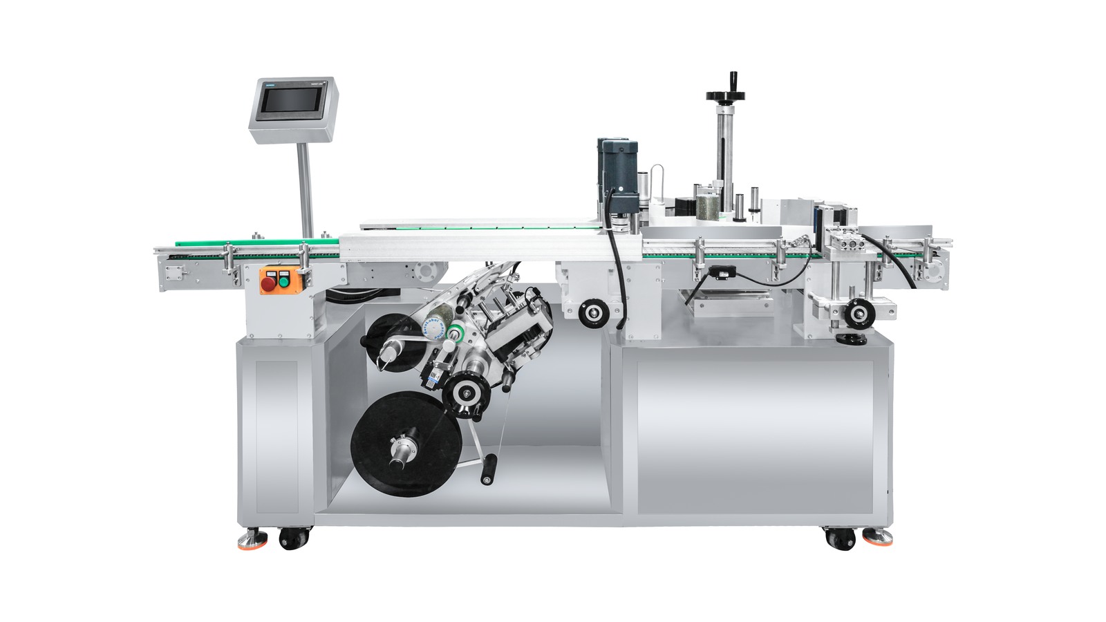 Automatic Bottle Body & Bottom Labeling Machine