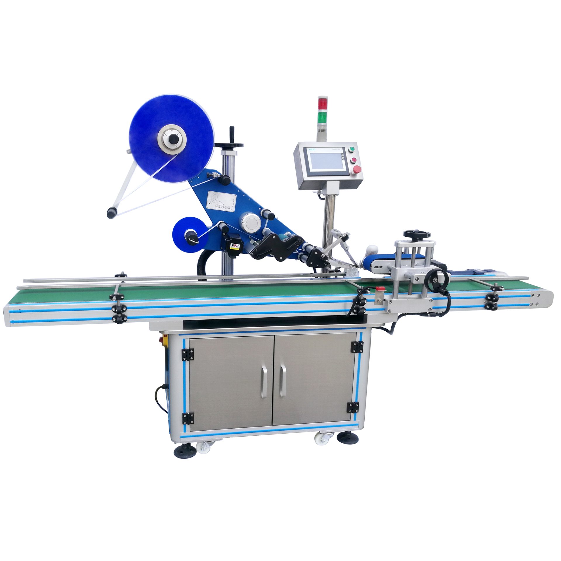 Automatic Corner Labeling Machine: Front view