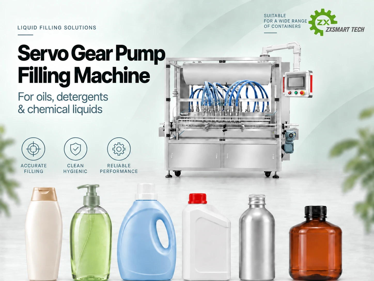 Servo Gear Pump Filling Machine