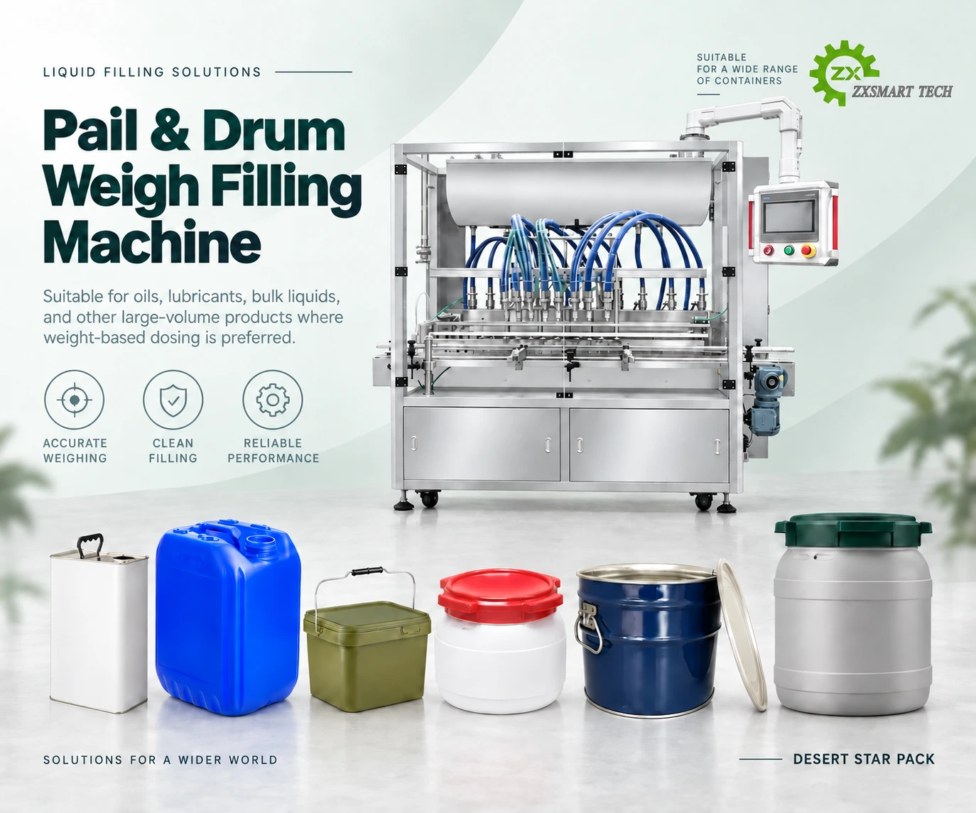 12-Head Net Weight Filling Machine